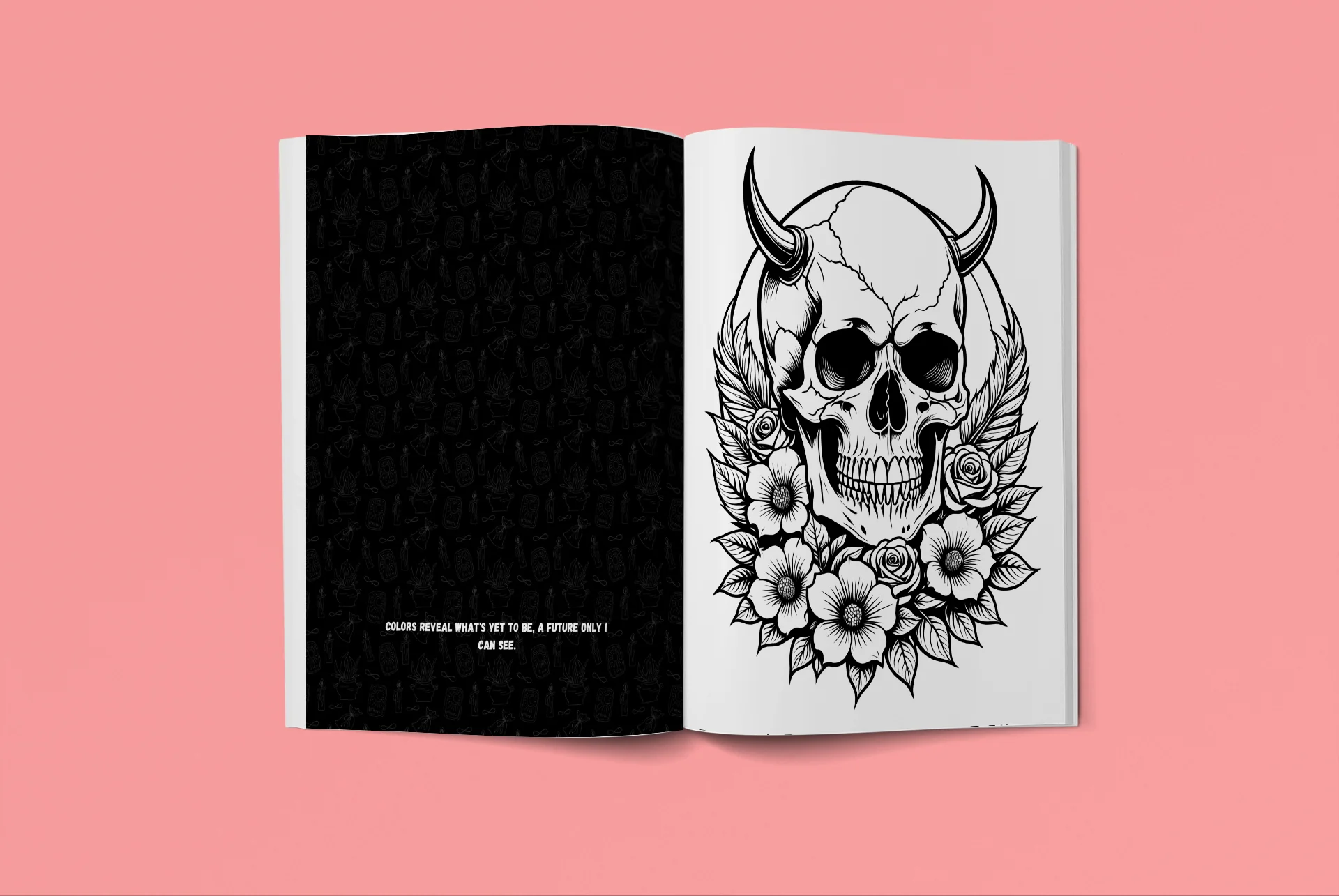 Bewitched by Color – A Coloring Spell Book (Volume I) detail image